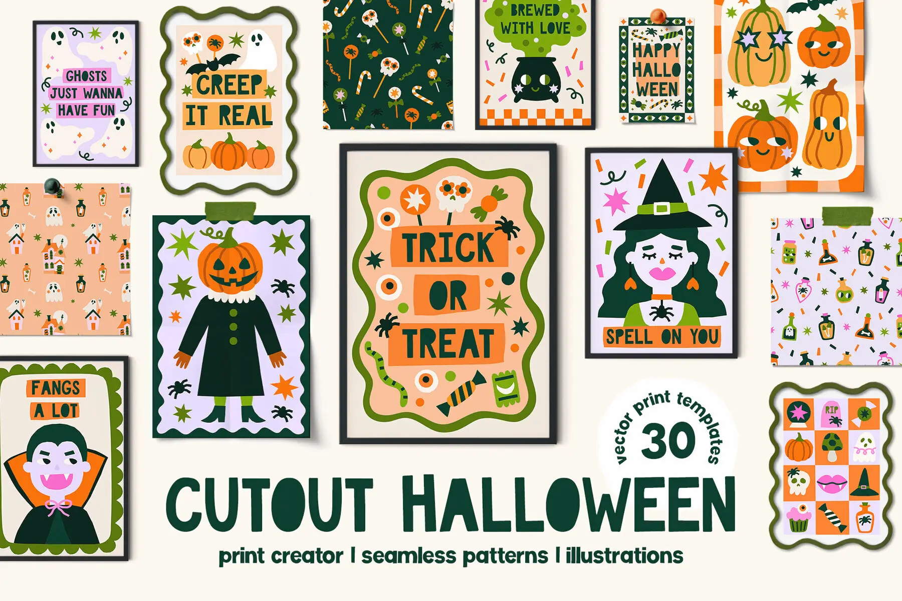 Cutout Halloween Print Creator