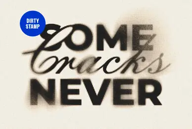 Dots Dirty Text and Logo Effect