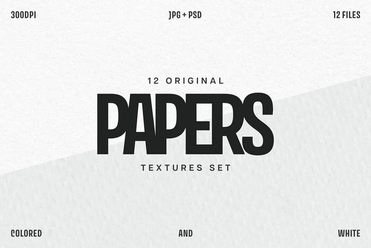 Subtle Paper Textures Collection