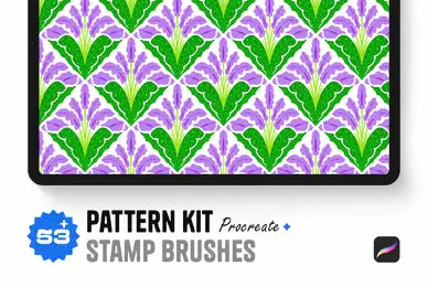 Pattern Kit Procreate Stamp Brushes