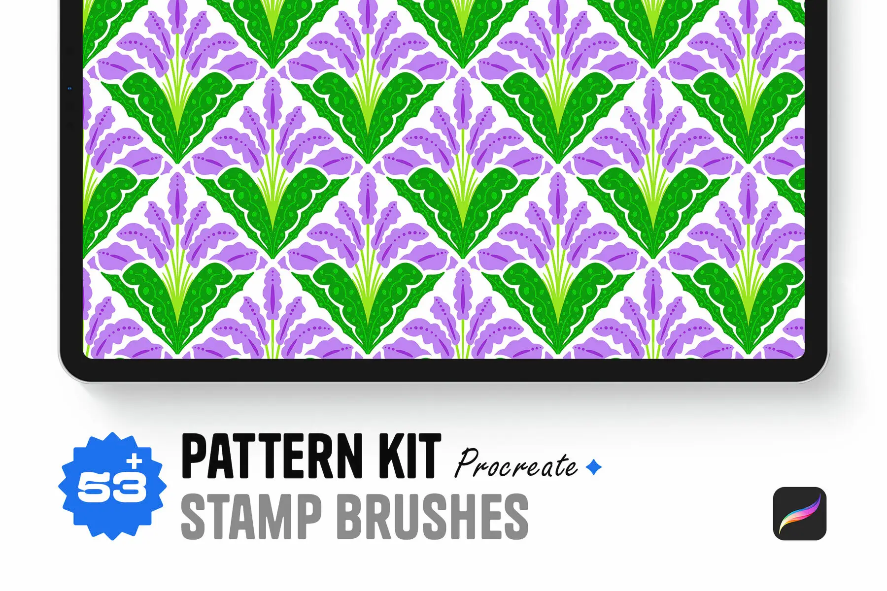 Pattern Kit Procreate Stamp Brushes
