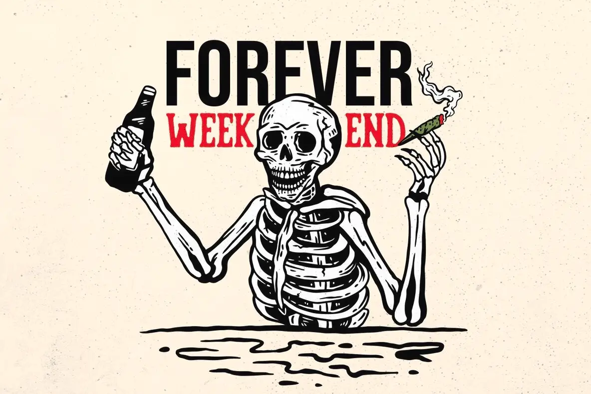 Forever Weekend Skull