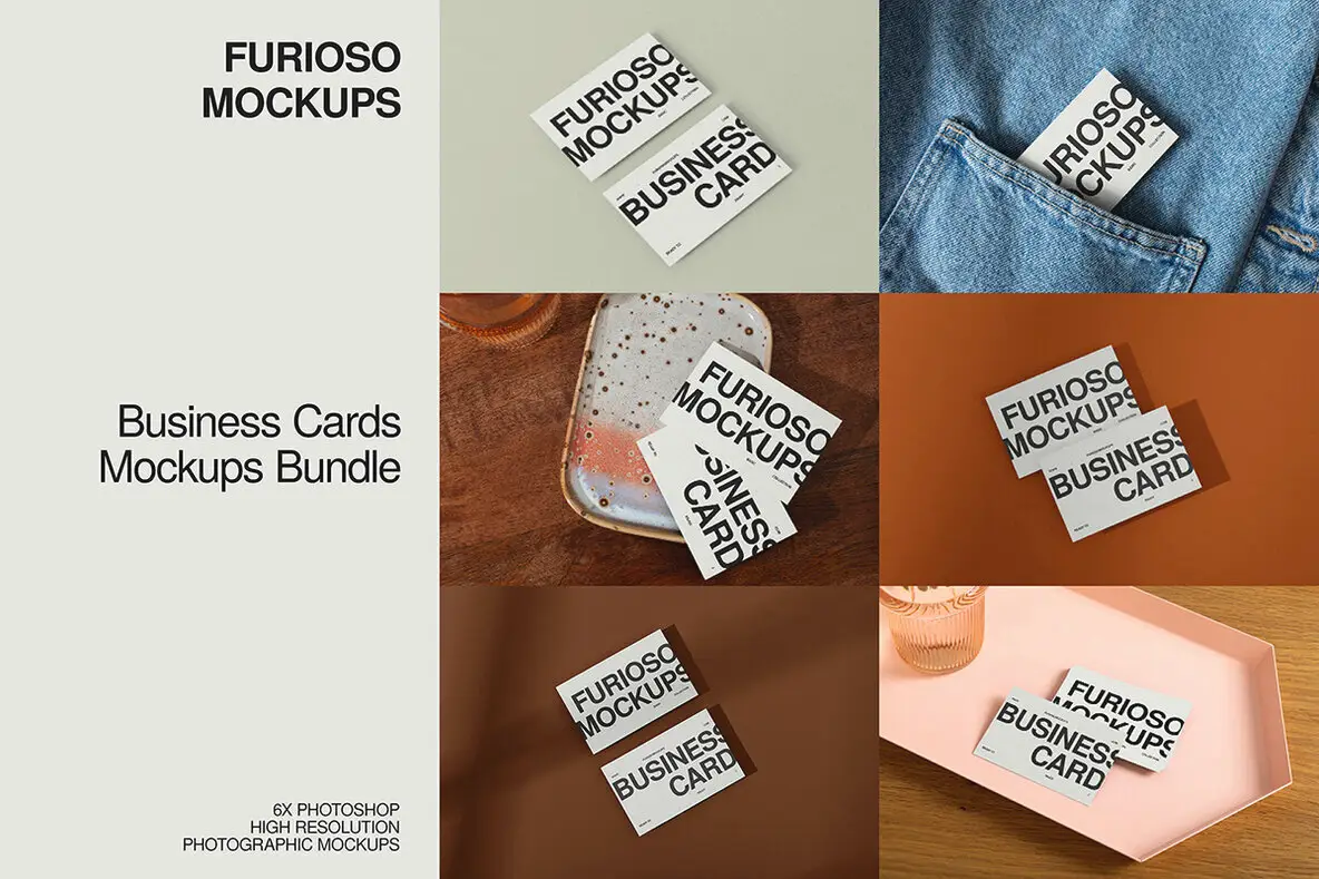 Business Cards Mockup Bundle