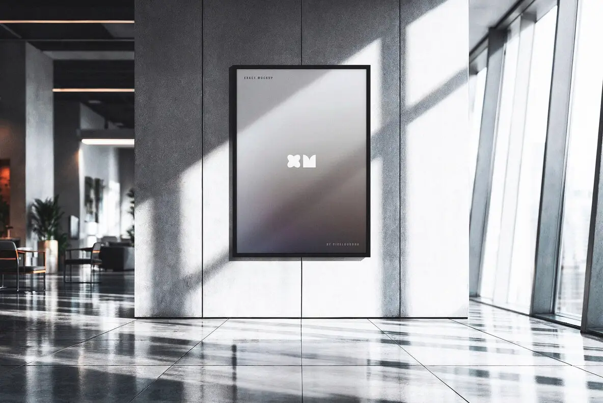 Office Poster Mockup