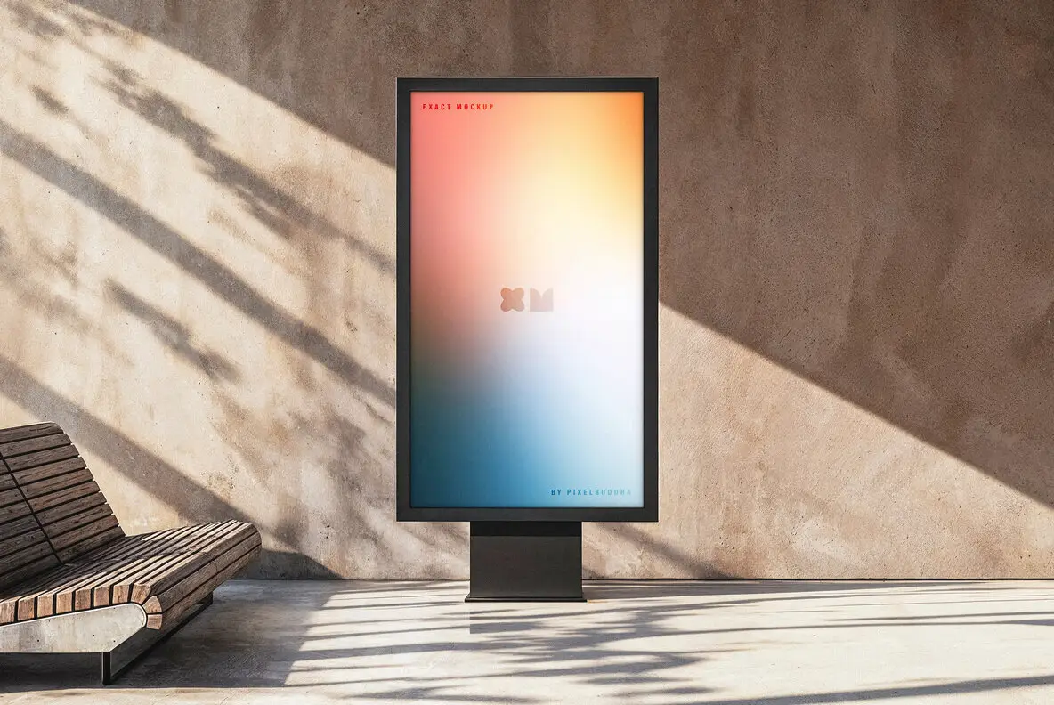 Outdoor Digital Signage Mockup