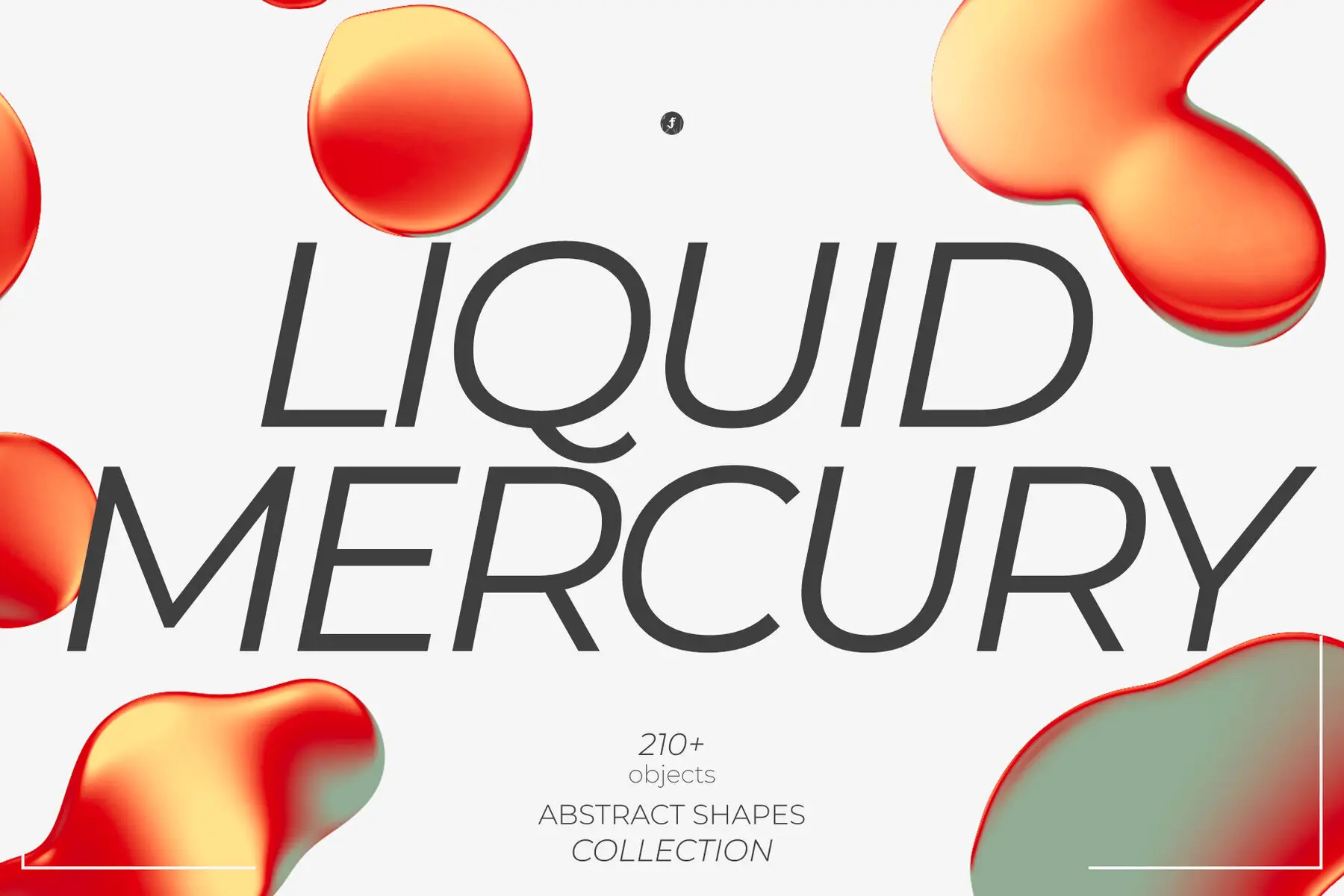 Liquid Mercury Abstract Objects