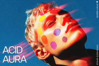 Acid Aura Blur Photo Effect