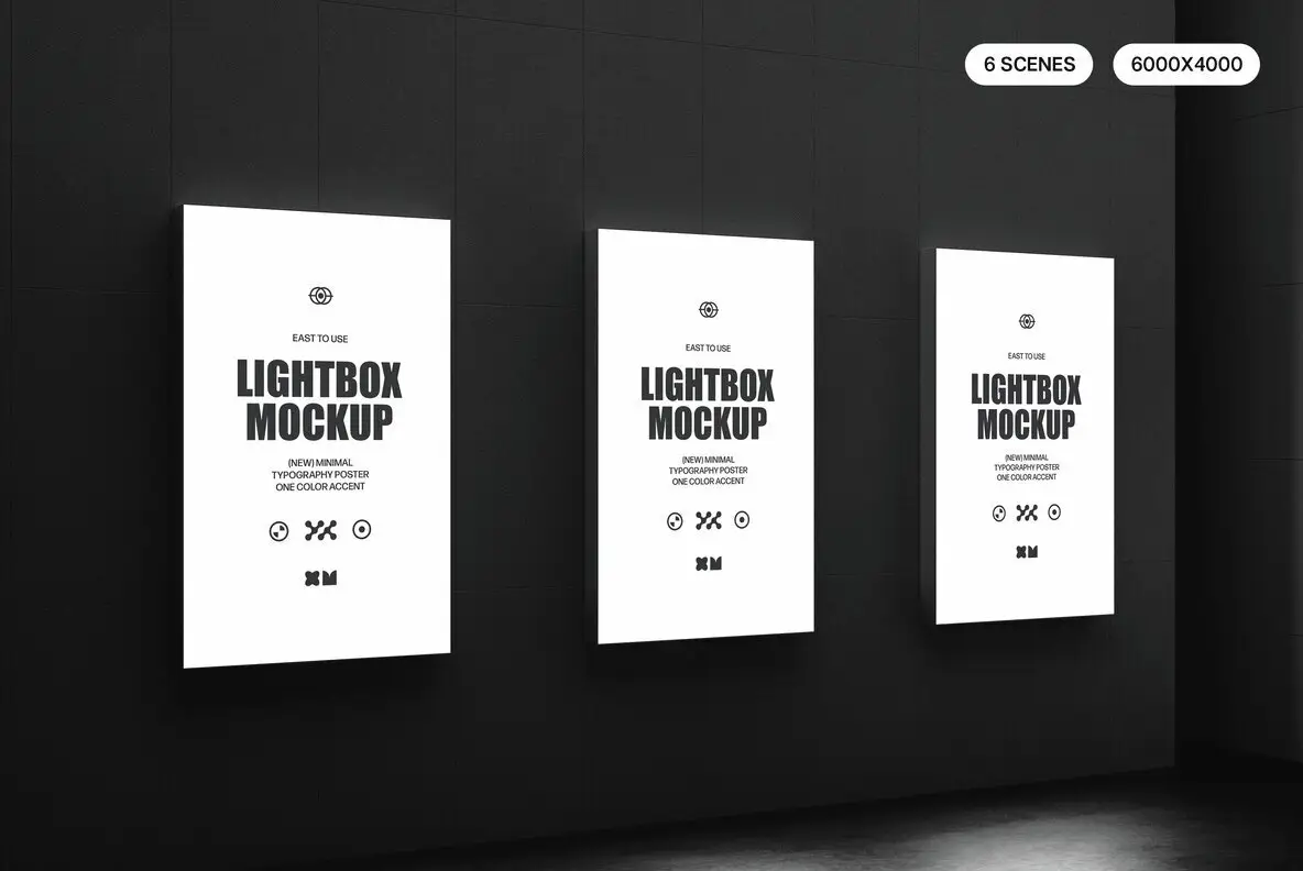 Underground Lightbox Mockup Collection