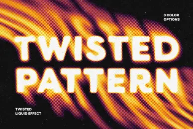 Twisted Liquid Text Effect