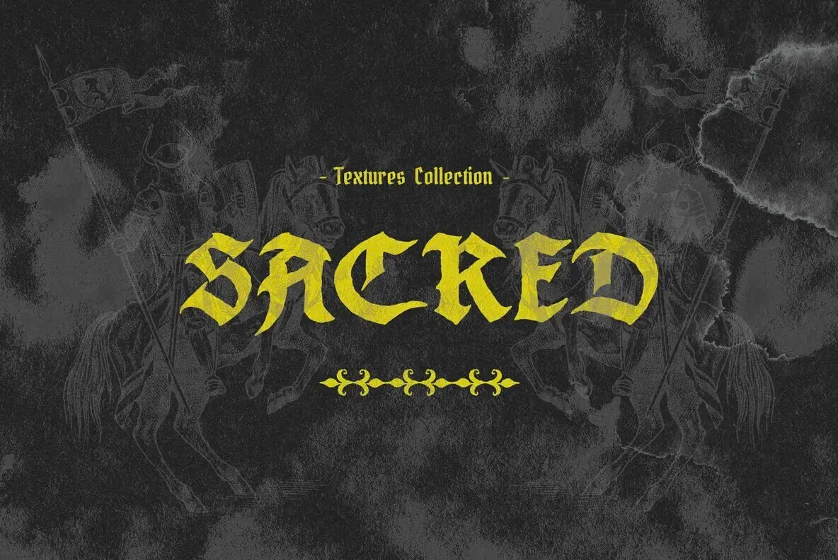 Sacred Experimental Ink Textures Collection