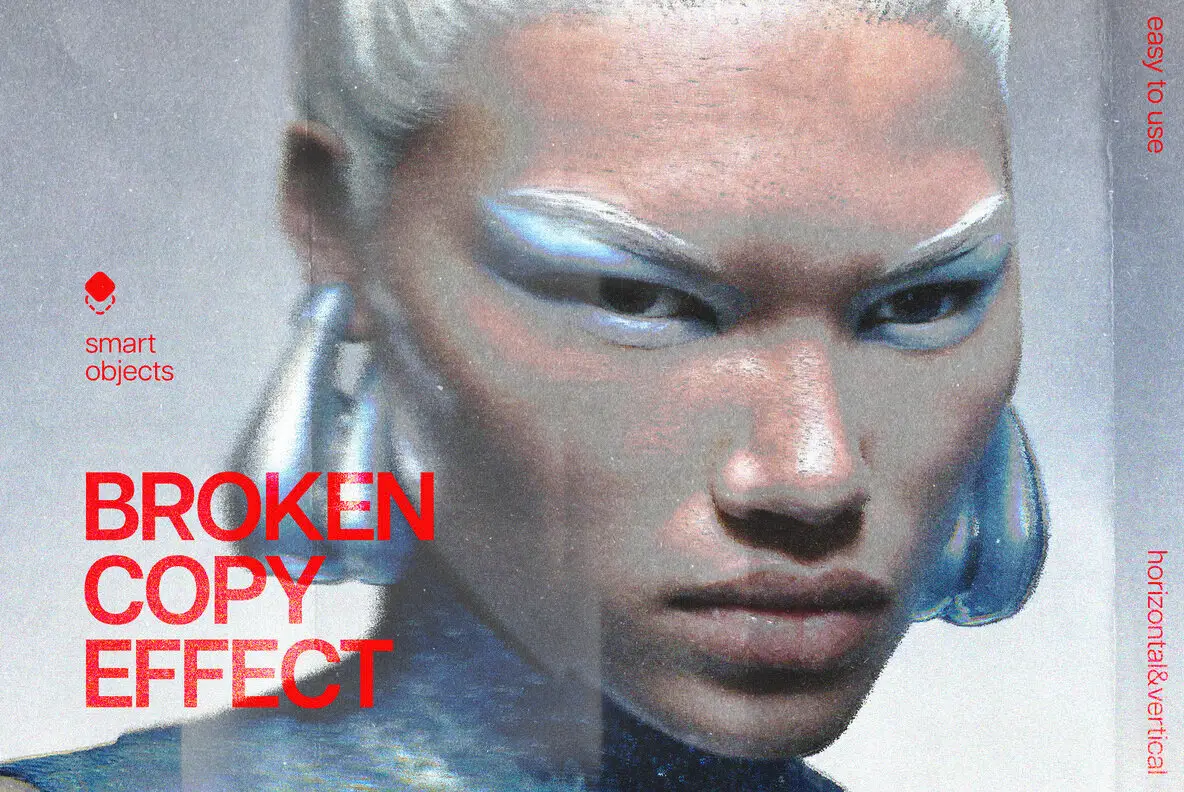 Damage Copier Photo Effect