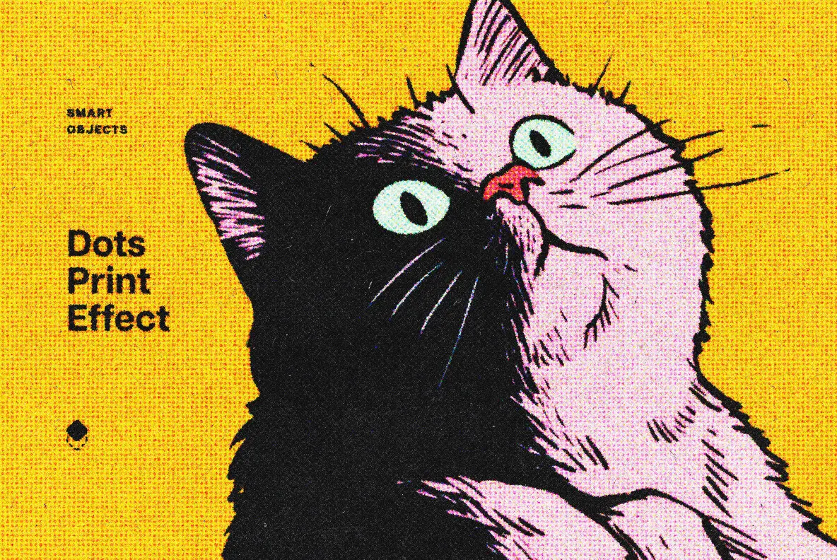 Halftone Print Style Effect