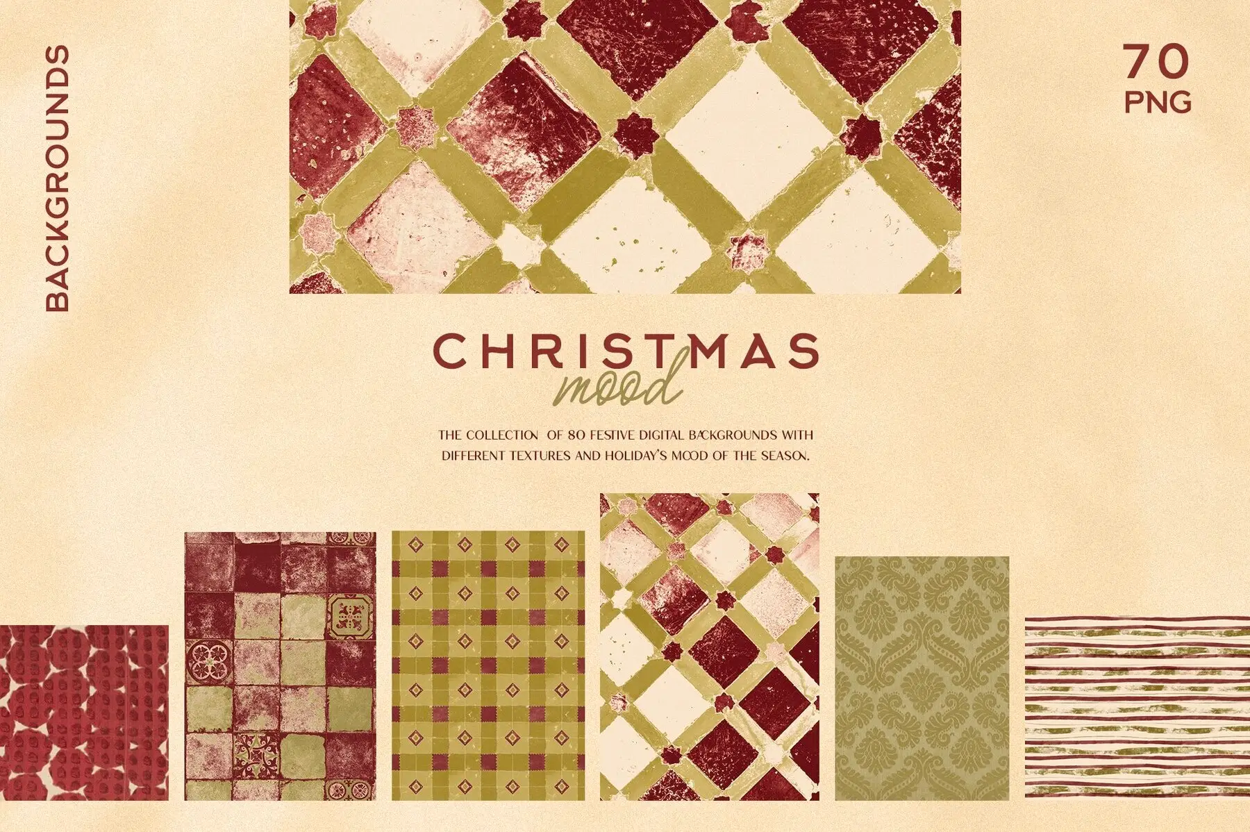 Christmas Mood Backgrounds Textures Collection