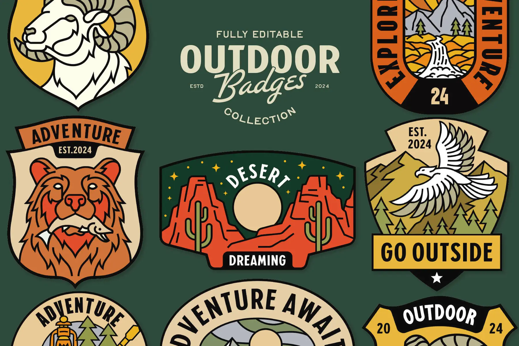 Outdoor Badge Collection