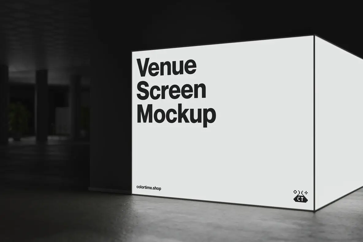 Event Venue Screen Mockup