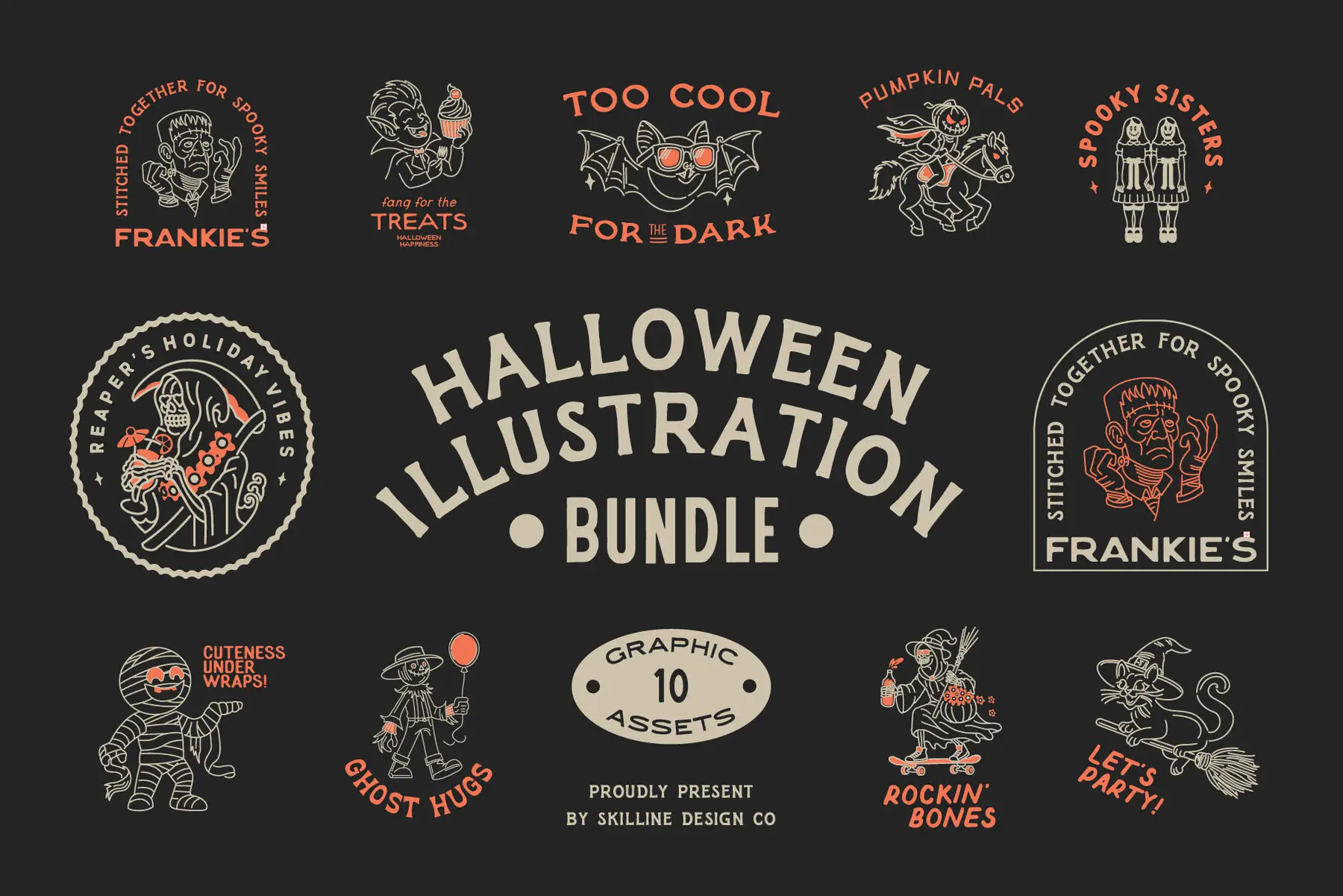 Halloween Illustration Bundle