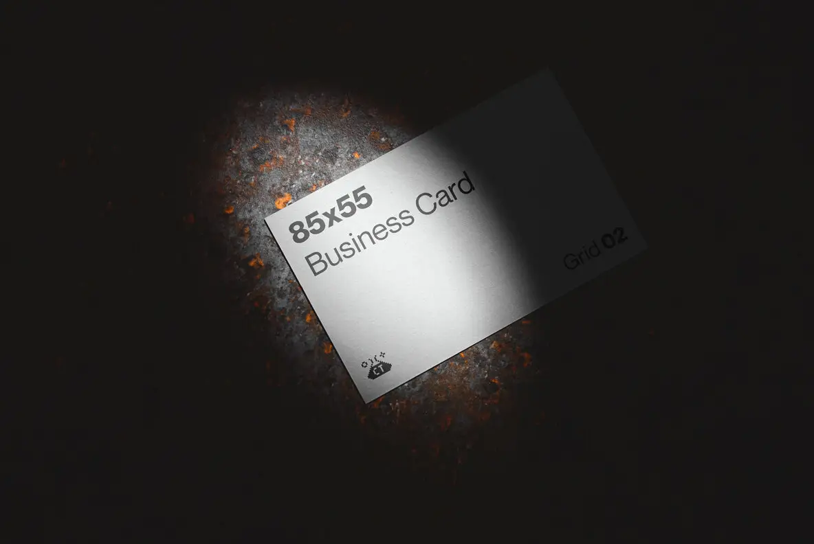 Business Card Mockup Grid 02