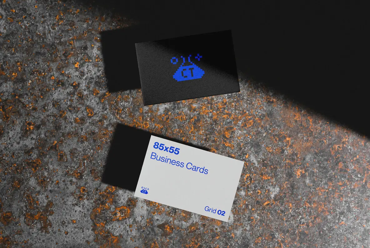 Business Cards Mockup Grid 02