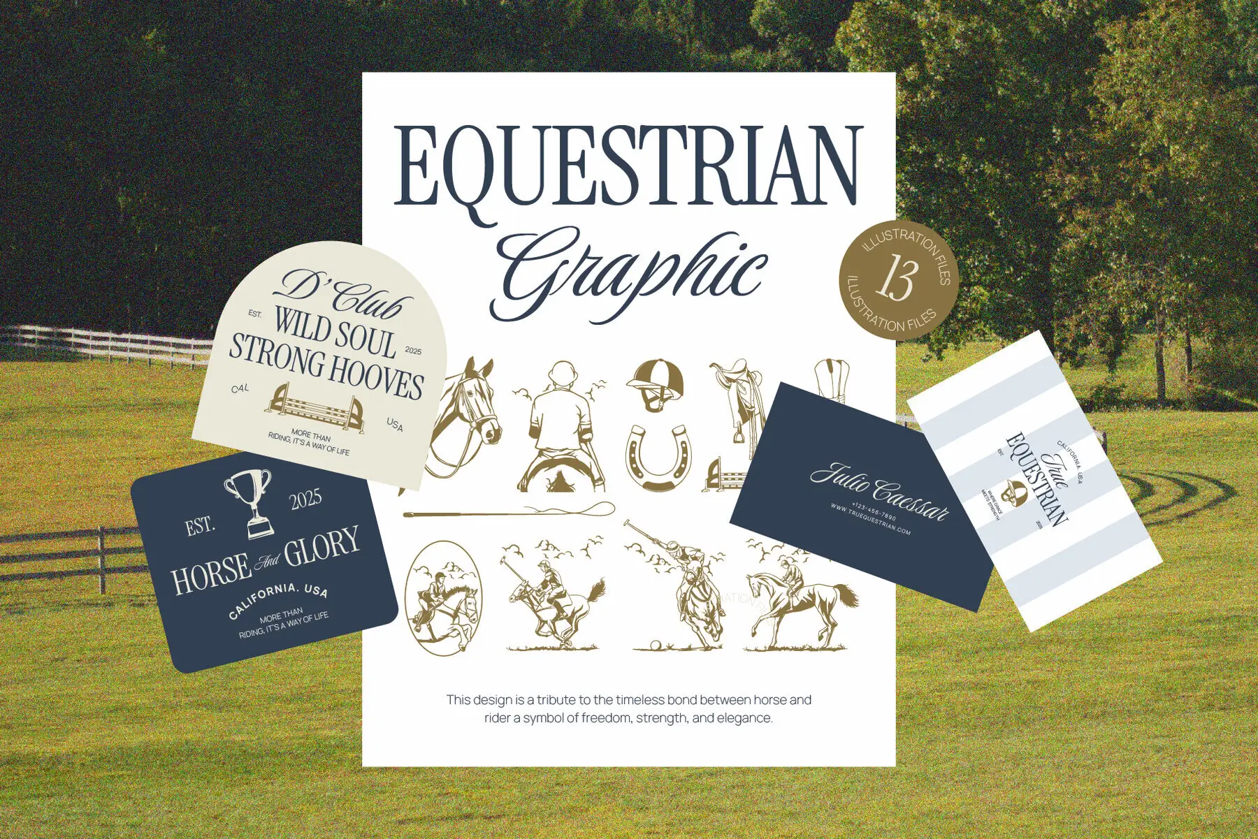 Equestrian Heritage Graphic Pack