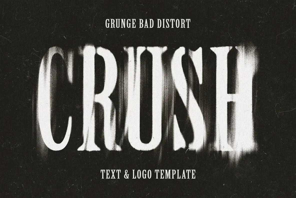 Grunge Bad Distortion Text Effect