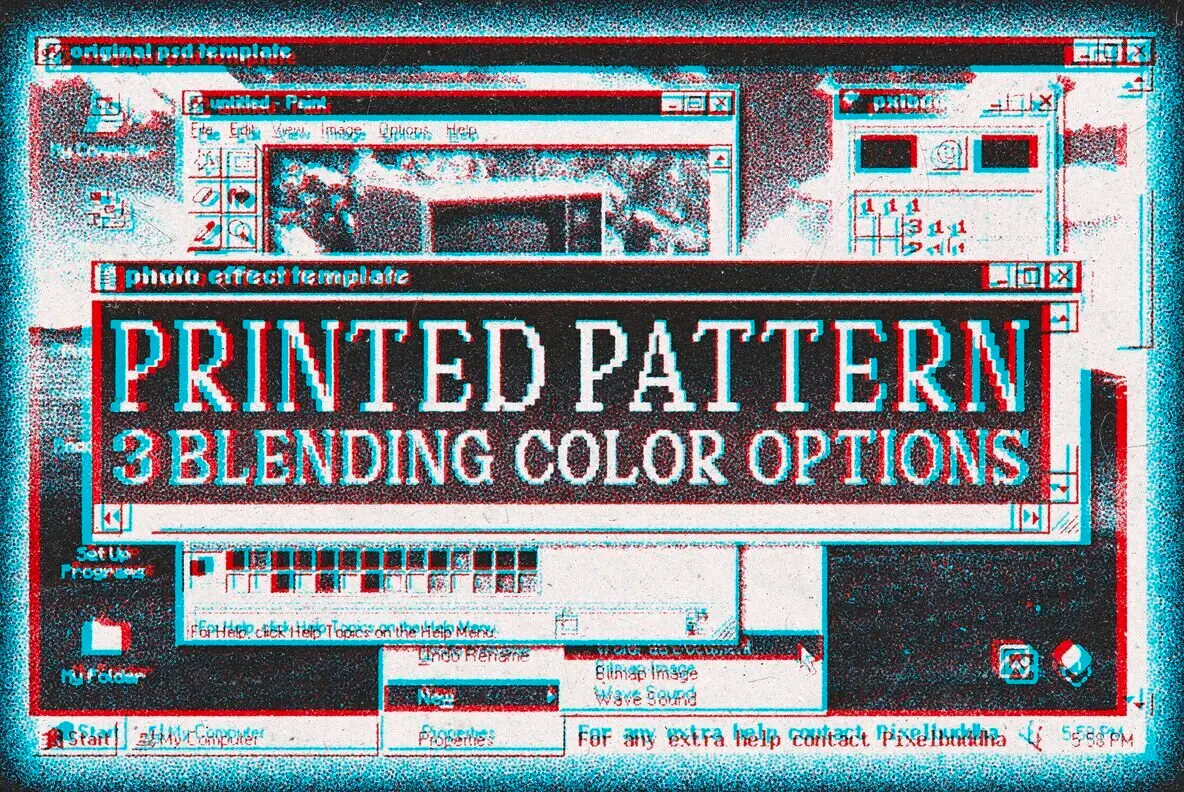 Printed Pattern Digital Effect