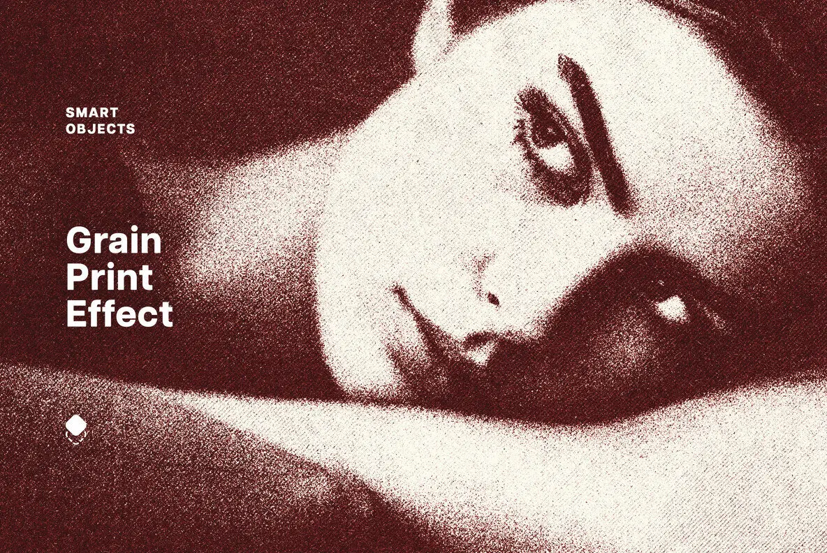Grain Print Photo Effect