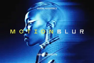 Bright Motion Blur Photo Effect