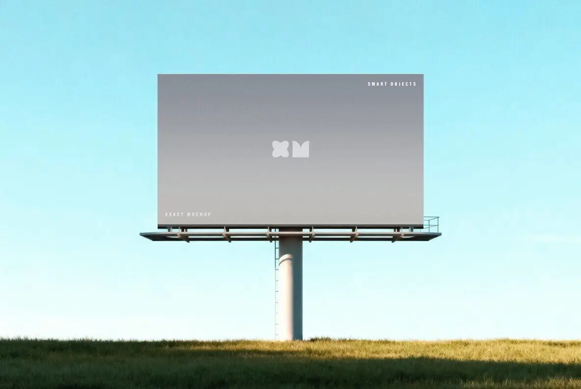 Minimalist Billboard Mockup