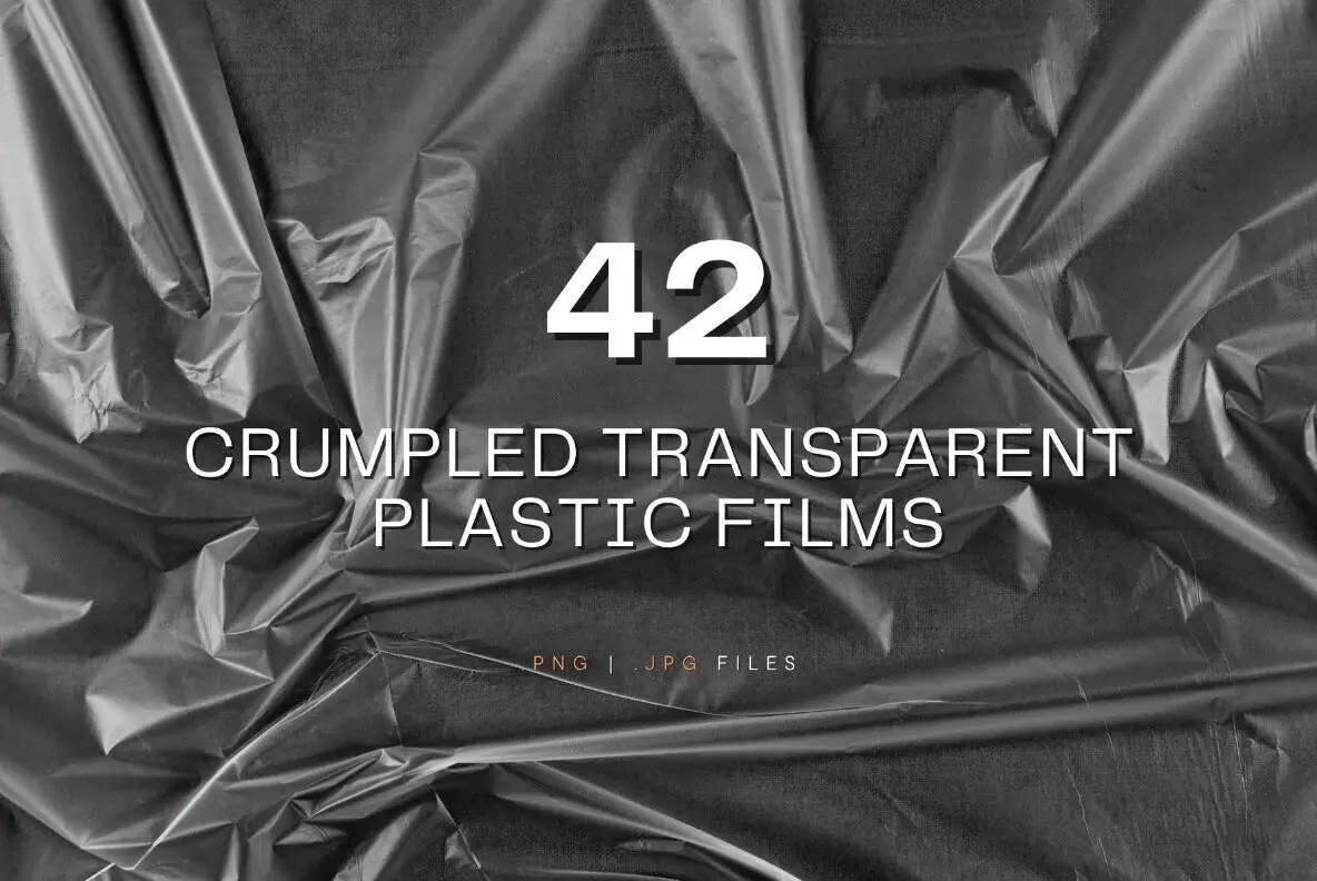 42 Transparent Plastic Film Overlays