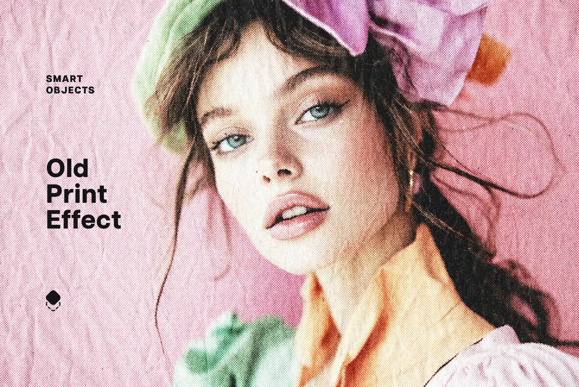 Old Print Photo Effect