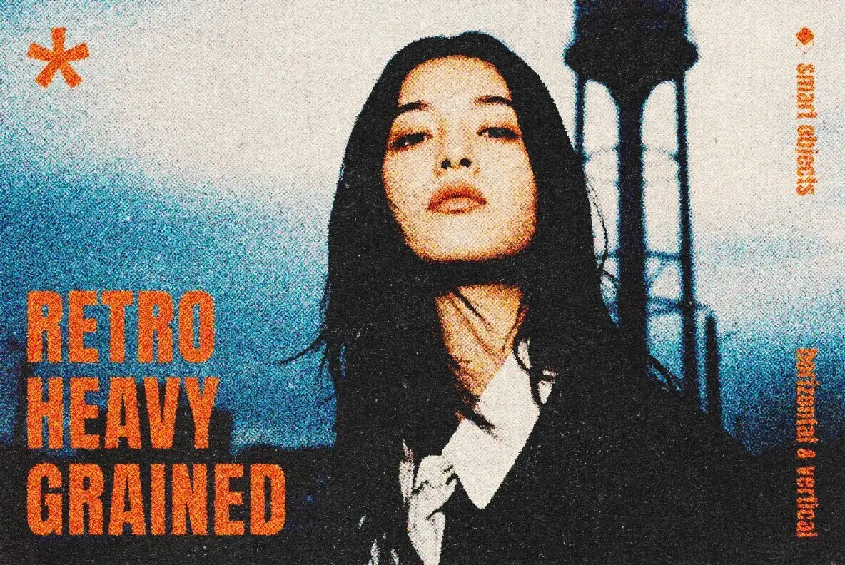 Retro Heavy Grained Photo Effect