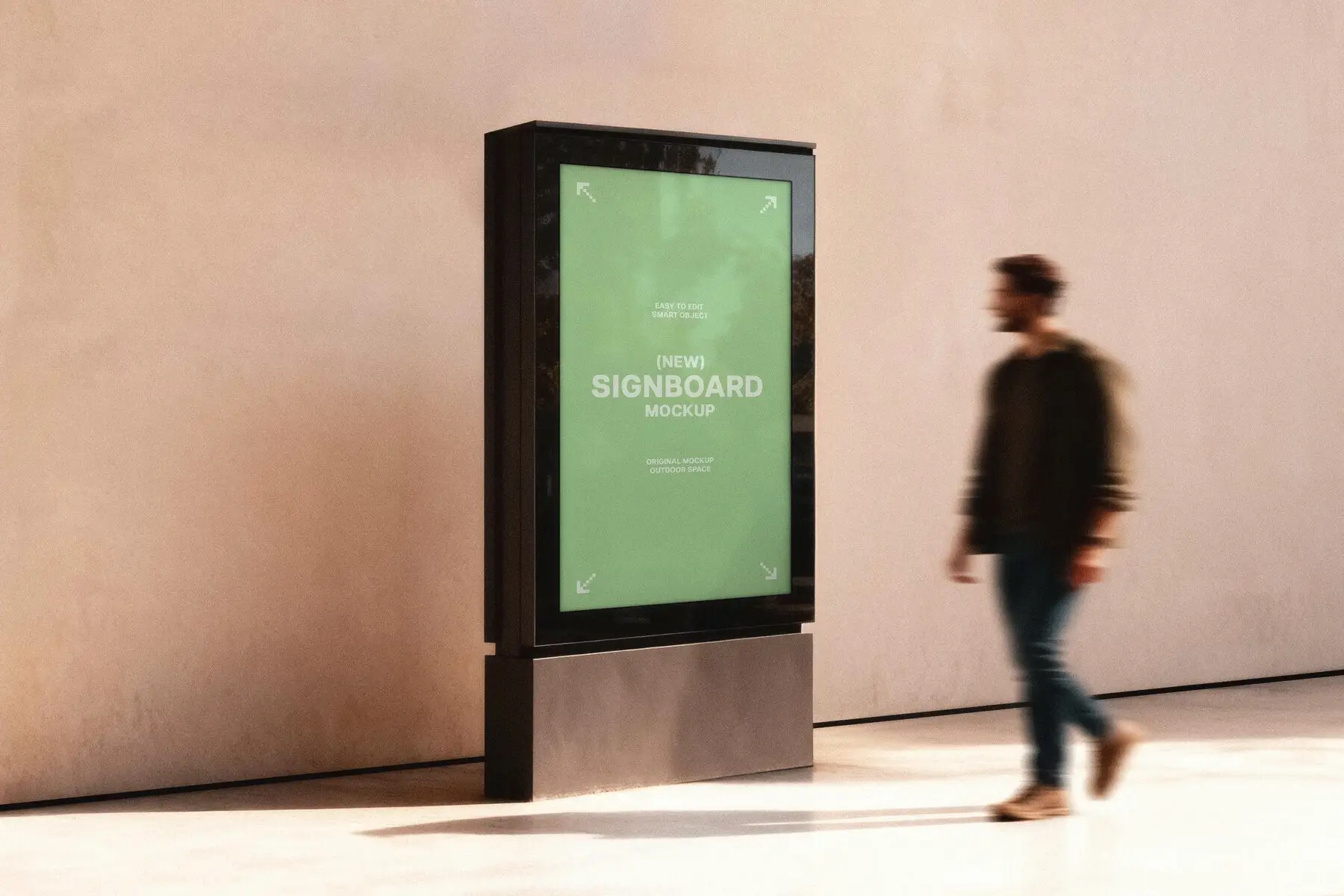 Minimalist Outdoor Signage Mockup