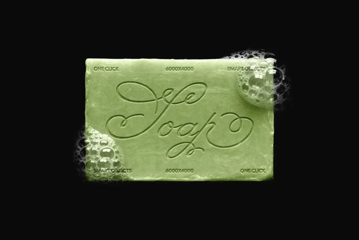 Soap Bar Carving Mockup