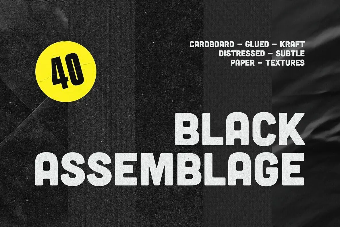 Black Assemblage Textures Pack