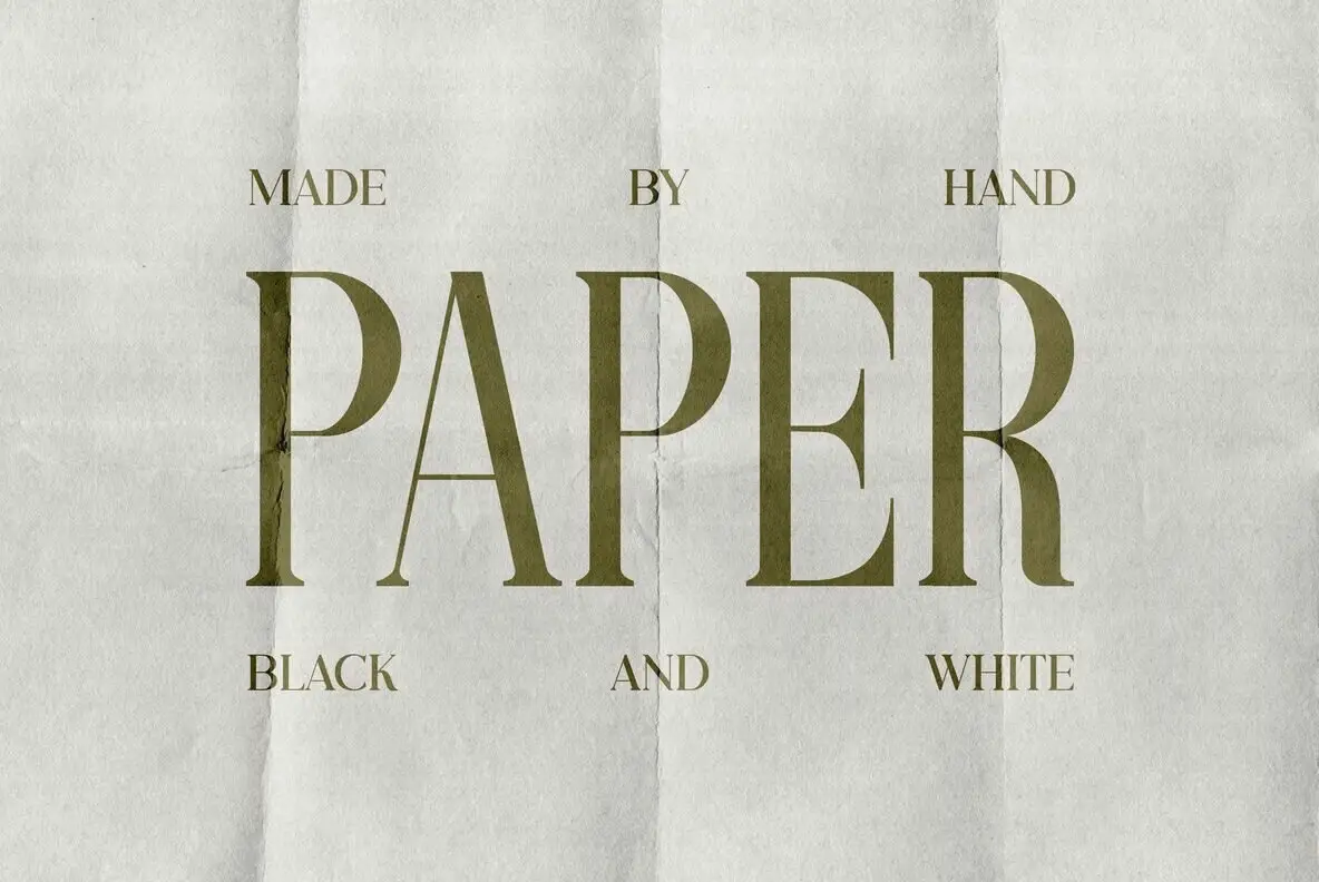 Wrinkled and Folded Papers Collection