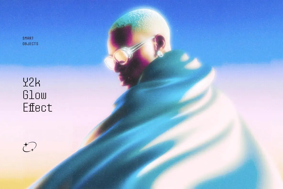 Y2K Glowing Photo Effect