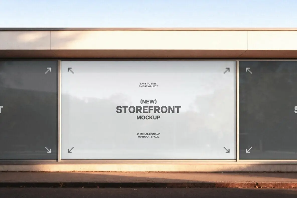 Storefront Windows Mockup