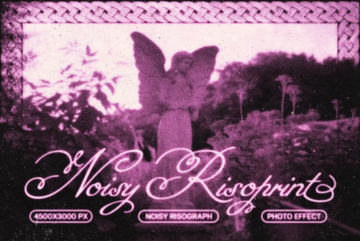 Noisy Soft Risoprint Effect