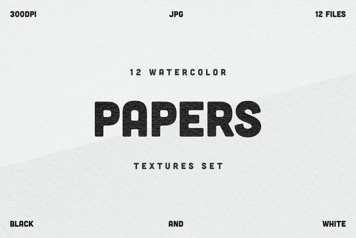 Watercolor Paper Textures Collection