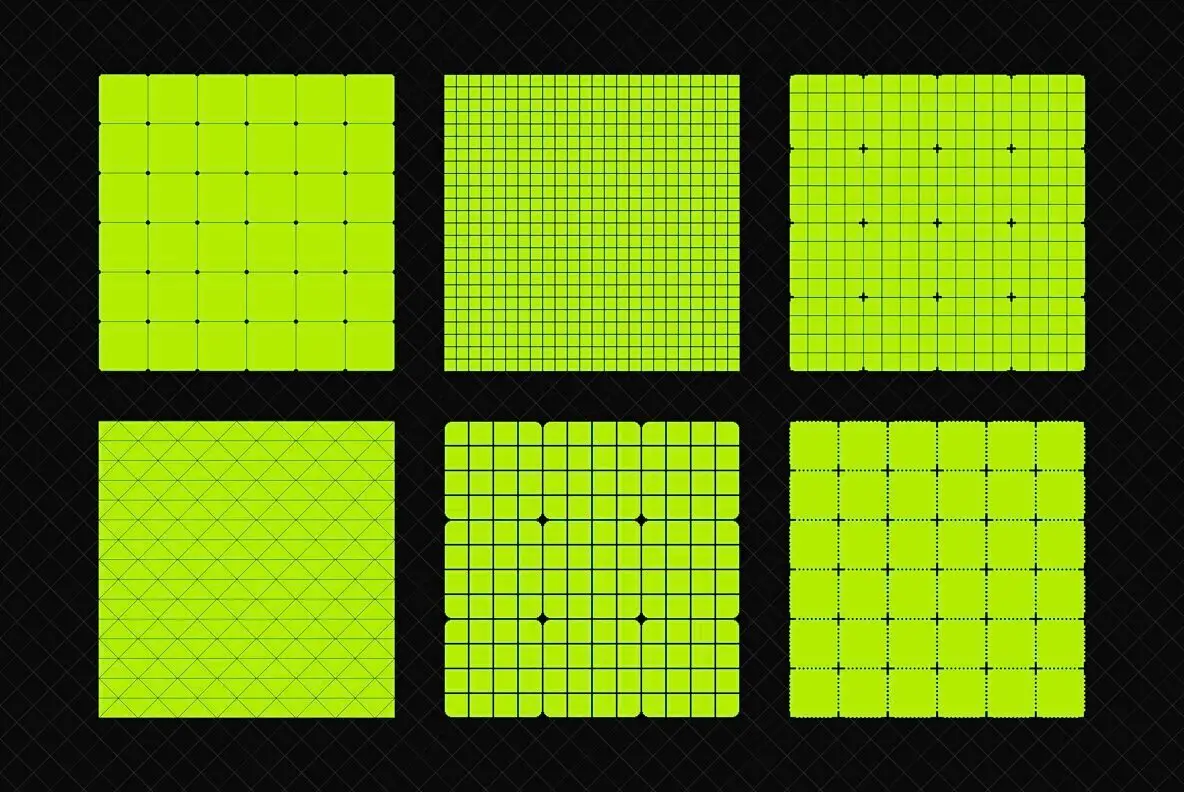 Basic Grids Collection Textures - YouWorkForThem