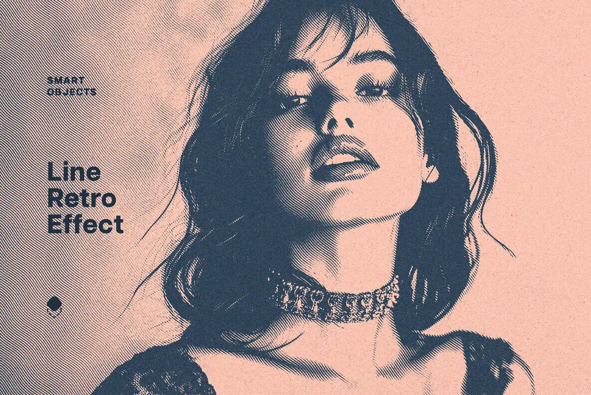 Engraved Line Photo Effect