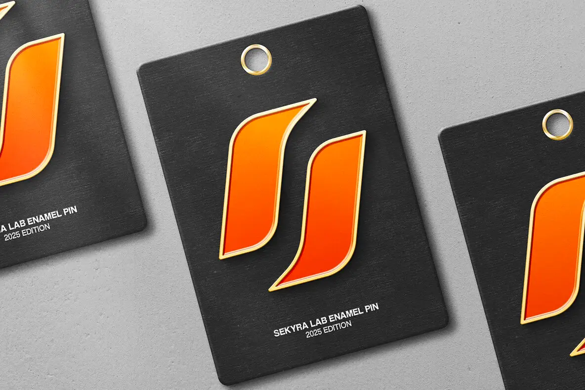 Enamel Pin Mockups