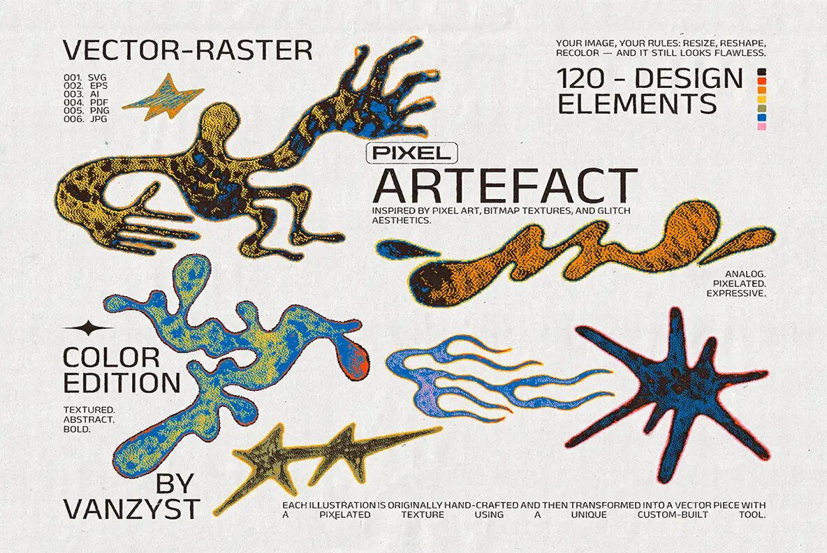 Pixel Artefact Color Edition