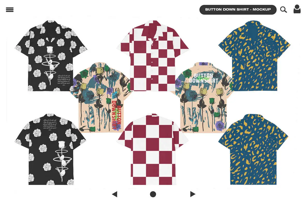 Button Down Shirt Mockup