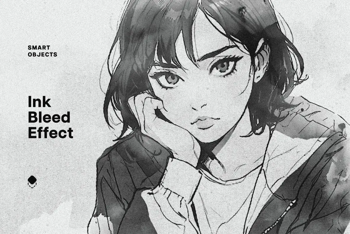 Ink Bleed Photo Effect