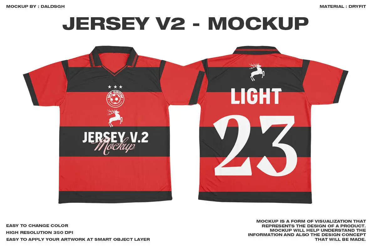 Jersey V2 Mockup