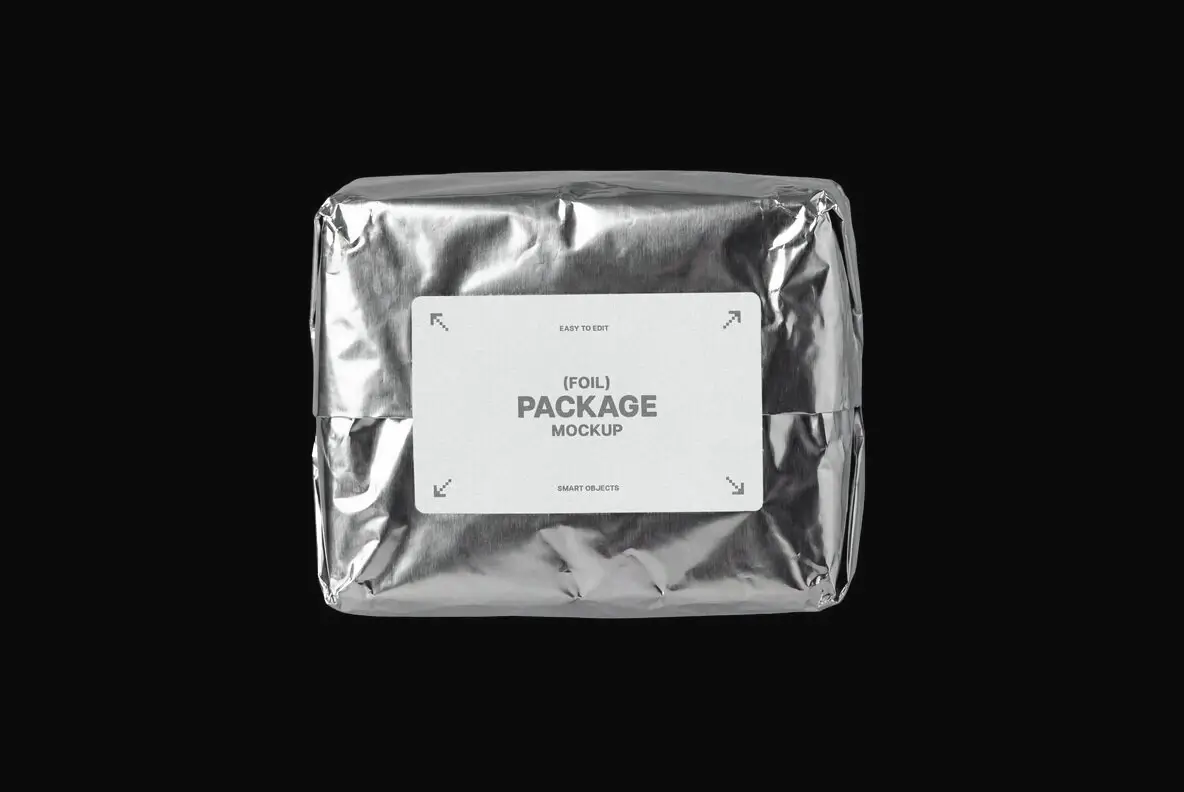 Foil Package Mockup