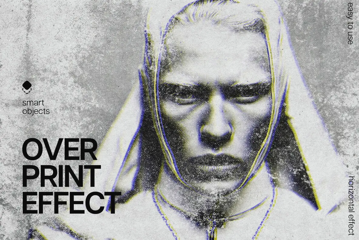 Grunge Overprint Photo Effect