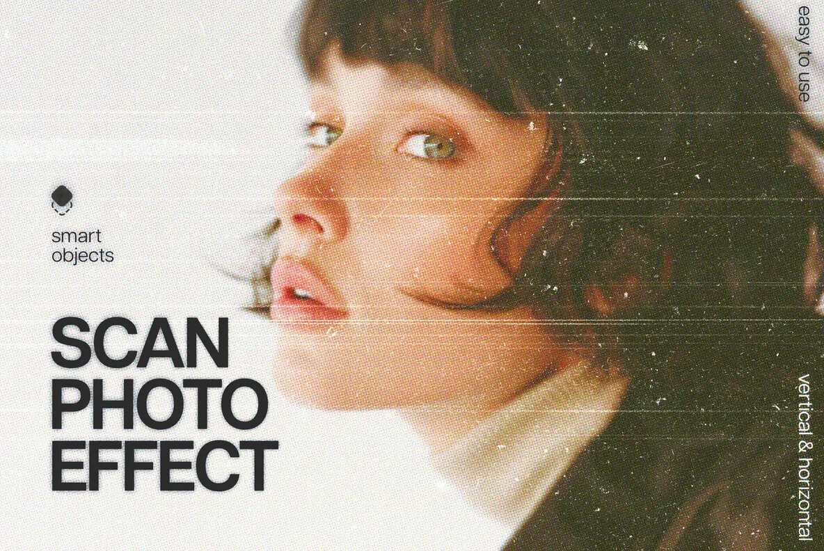 Retro Scanner Photo Effect - YouWorkForThem