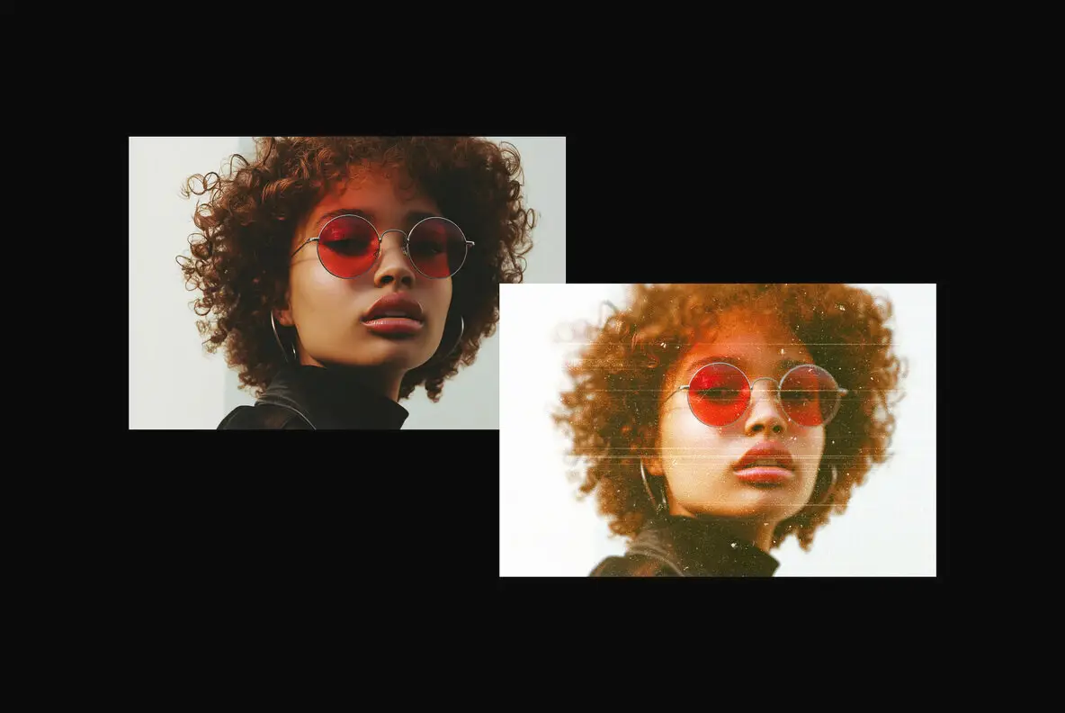 Retro Scanner Photo Effect - YouWorkForThem